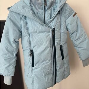Mackage Kids Sky Blue Puffer Jacket